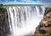 Victoria Falls I Zimbabwe I Afrika Et Utrolig Smukt Vandfald
